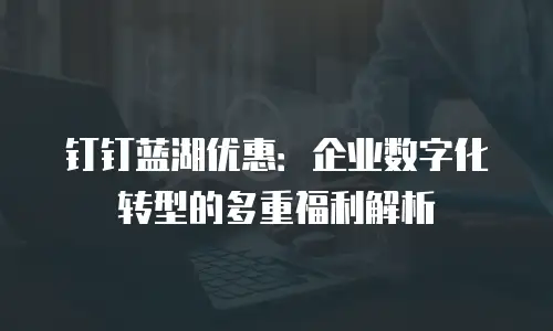钉钉蓝湖优惠：企业数字化转型的多重福利解析
