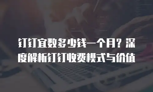 钉钉宜数多少钱一个月？深度解析钉钉收费模式与价值