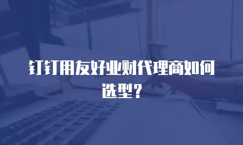 钉钉用友好业财代理商如何选型？