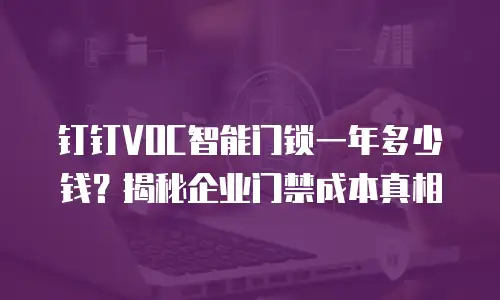 钉钉VOC智能门锁一年多少钱？揭秘企业门禁成本真相