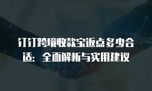 钉钉跨境收款宝返点多少合适：全面解析与实用建议