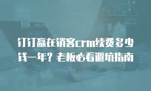 钉钉赢在销客crm续费多少钱一年？老板必看避坑指南