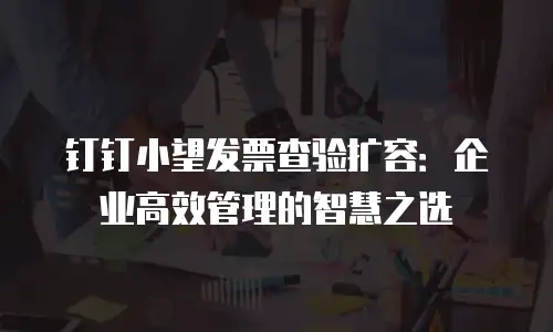 钉钉小望发票查验扩容：企业高效管理的智慧之选