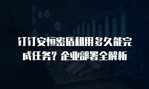 钉钉安恒密盾租用多久能完成任务？企业部署全解析
