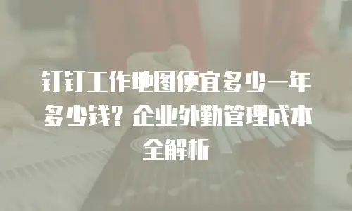钉钉工作地图便宜多少一年多少钱？企业外勤管理成本全解析