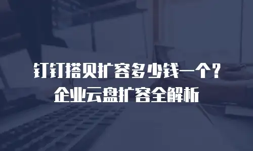 钉钉搭贝扩容多少钱一个？企业云盘扩容全解析