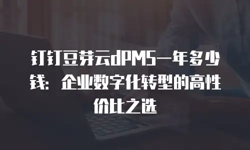 钉钉豆芽云dPMS一年多少钱：企业数字化转型的高性价比之选