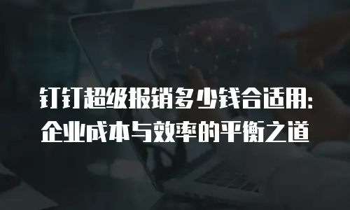 钉钉超级报销多少钱合适用：企业成本与效率的平衡之道
