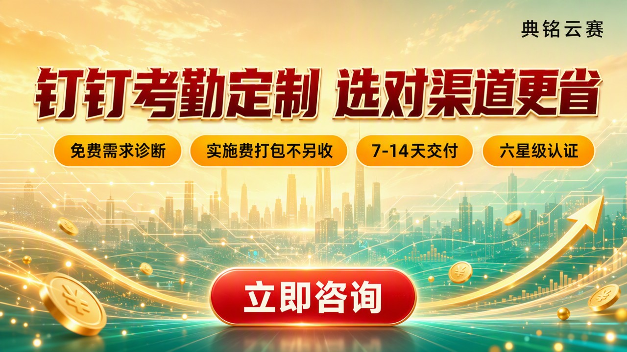 钉钉考勤定制多少钱：找服务商更省吗