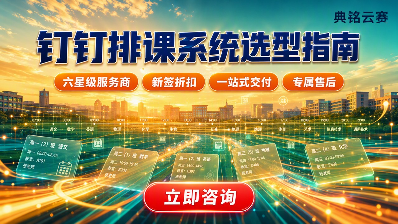 教育行业钉钉排课系统：对比哪家更合适？