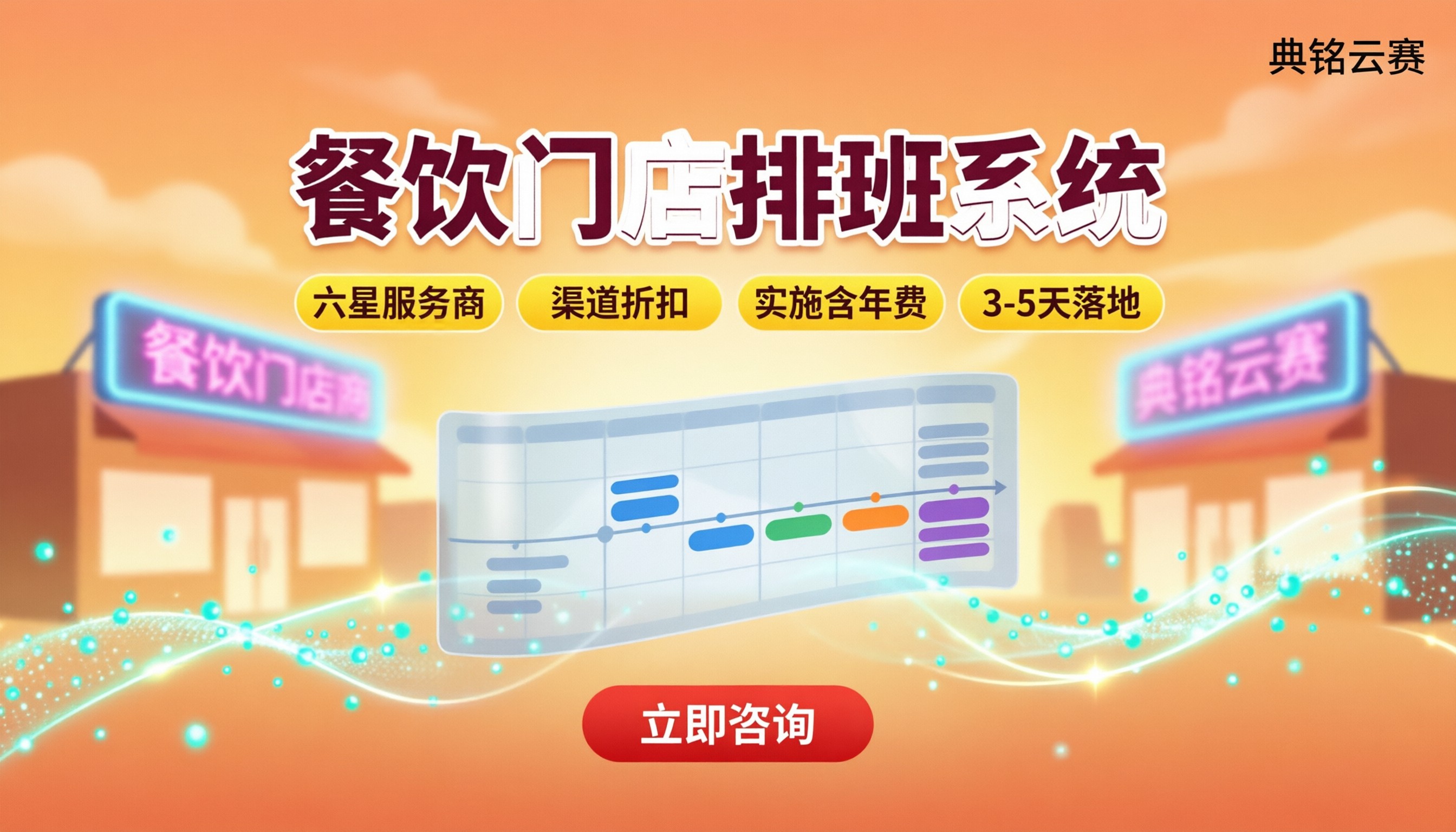 餐饮行业钉钉门店排班系统:服务商对比怎么选