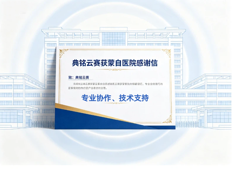 情系医疗，服务暖心：典铭云赛获蒙自医院感谢信致谢