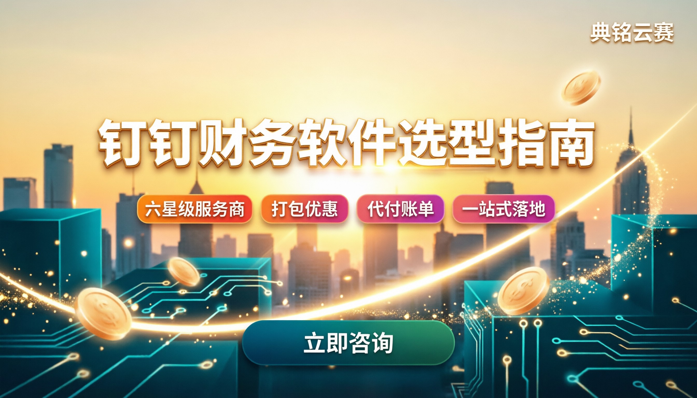 钉钉财务软件中小企业选哪个好：服务商选型对比