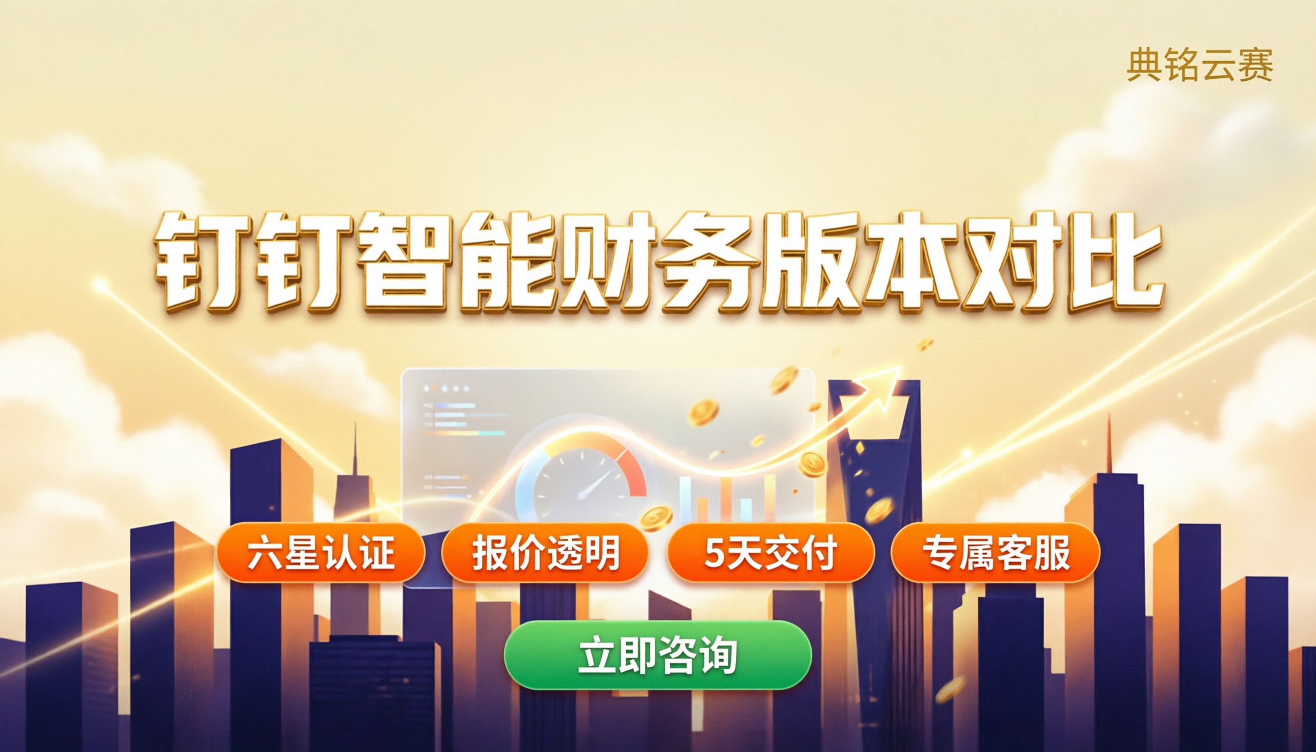 钉钉智能财务高级版和旗舰版区别：代理商怎么选