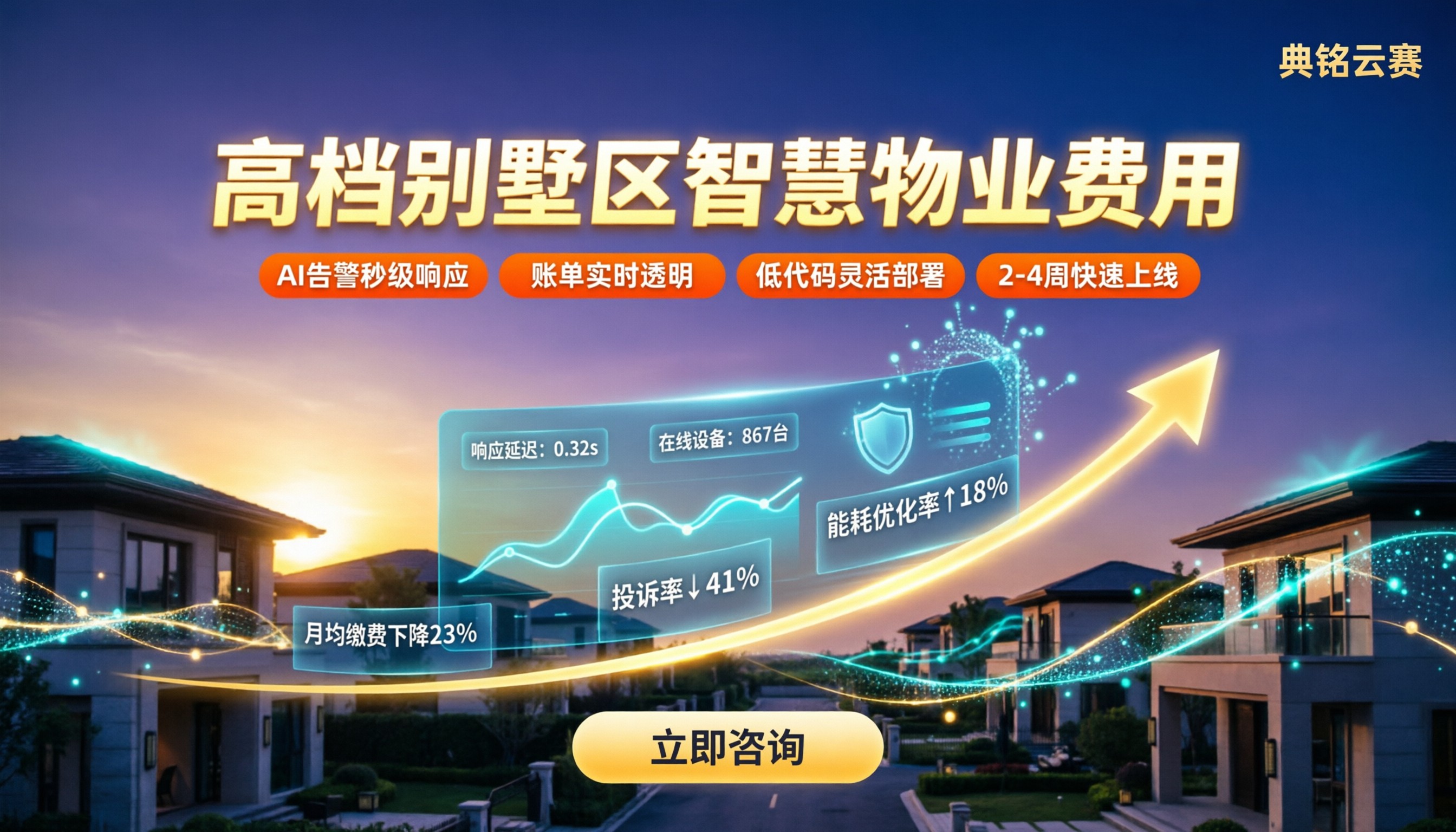 高档别墅区智慧物业费用:多少钱?怎么选服务商