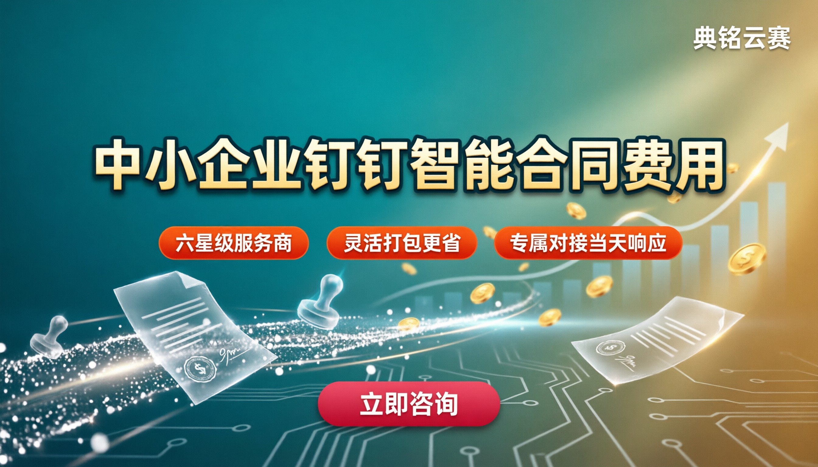 中小企业钉钉智能合同费用:多少钱?怎么对比
