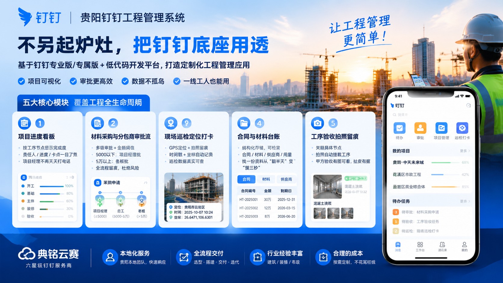 贵阳钉钉工程管理系统：选型、配置与实施标准