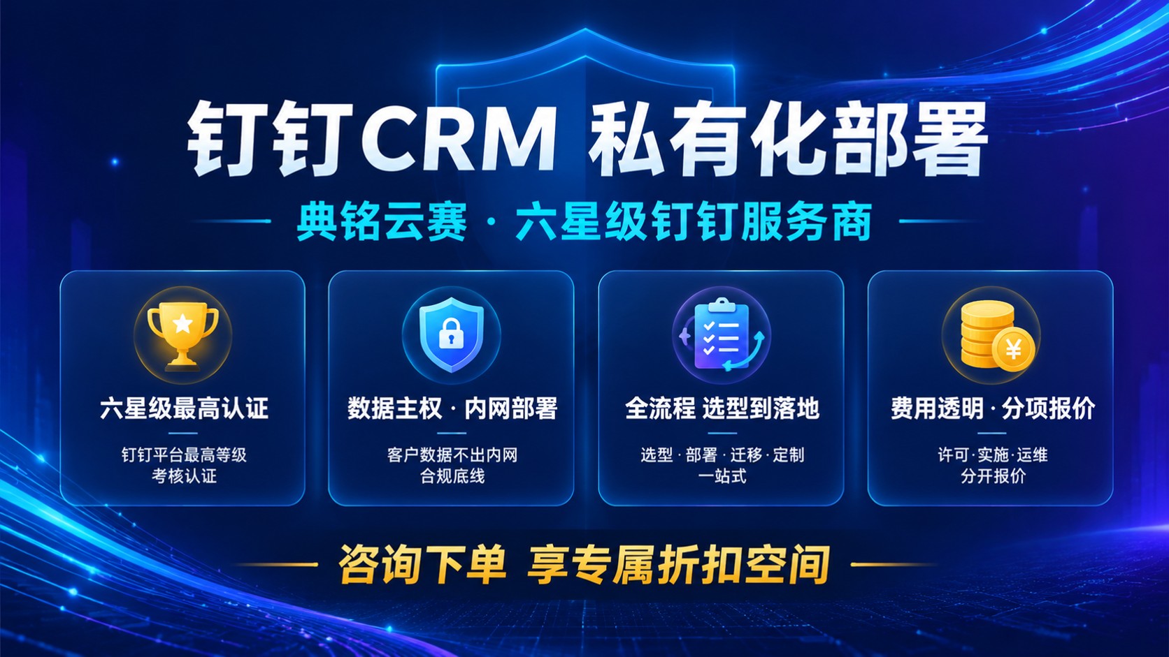 钉钉CRM私有化部署选型指南:方案、安全与交付