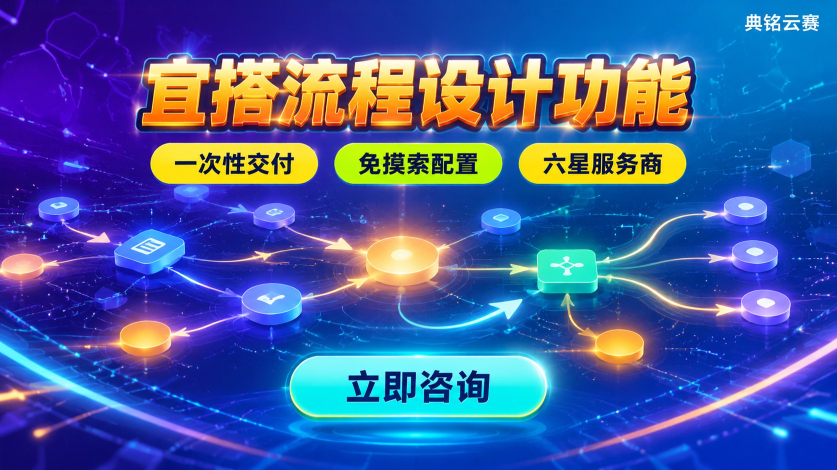 宜搭流程设计功能：节点配置与审批规则