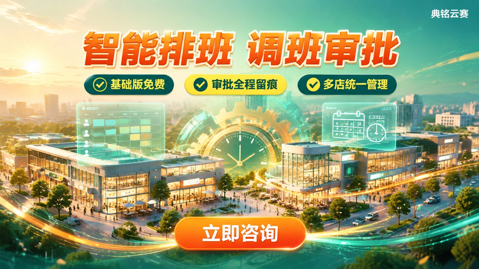 钉钉门店排班管理：智能排班与调班审批