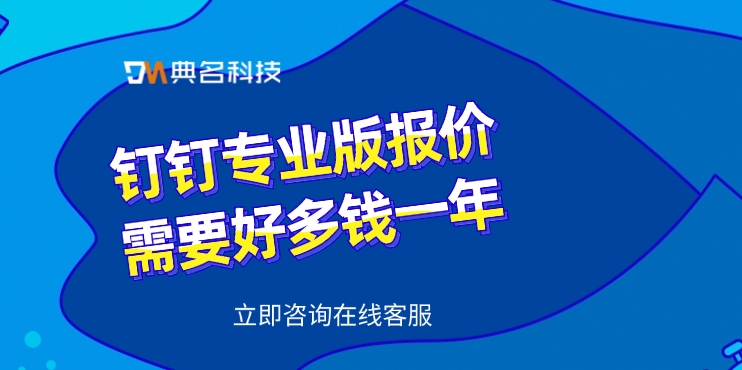 钉钉专业版费用:钉钉专业版报价需要好多钱一年