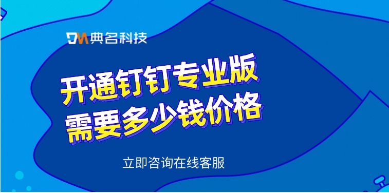 钉钉专业版费用：开通钉钉专业版需要多少钱价格